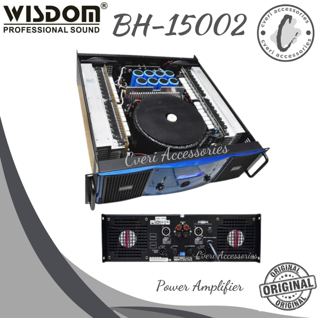 Wisdom BH15002 Power Amplifier Original Power Ampli Wisdom BH-15002