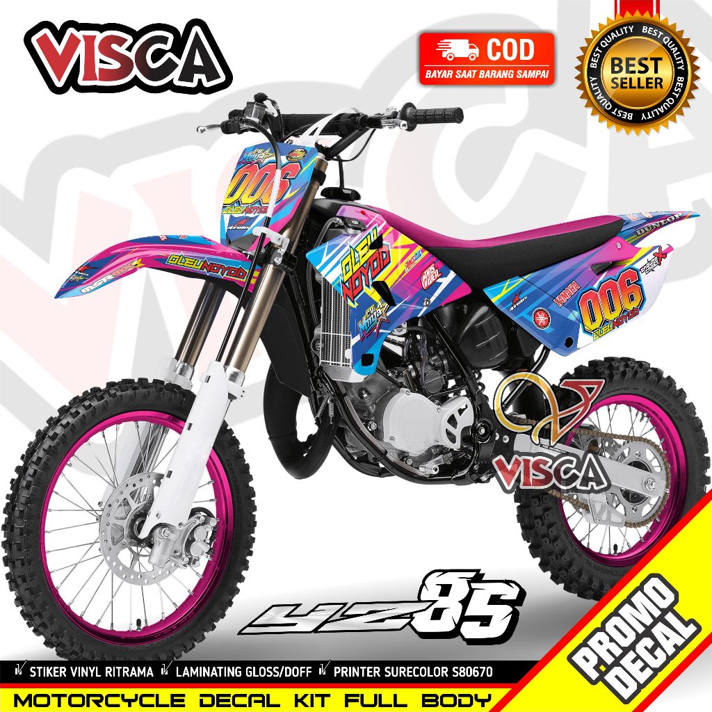 Decal Yz 85 2019 Variasi Full Body Dekal Yz 85 New 2019 Variasi Full Body Stiker Yz 85 New Variasi F