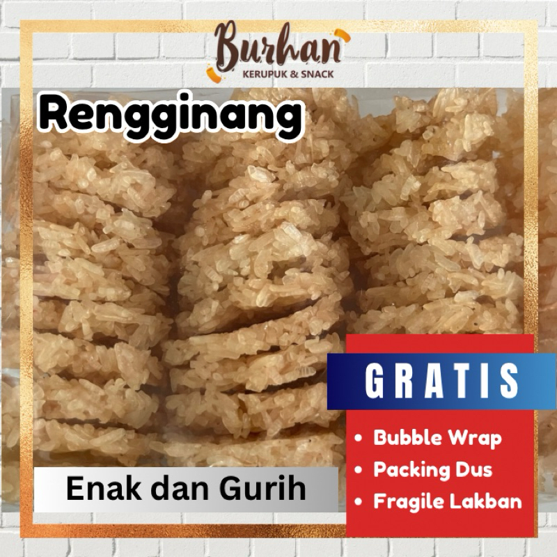 

Rengginang Terasi / Bawang Gurih 250gr | Burhan Kerupuk Grosir Jember