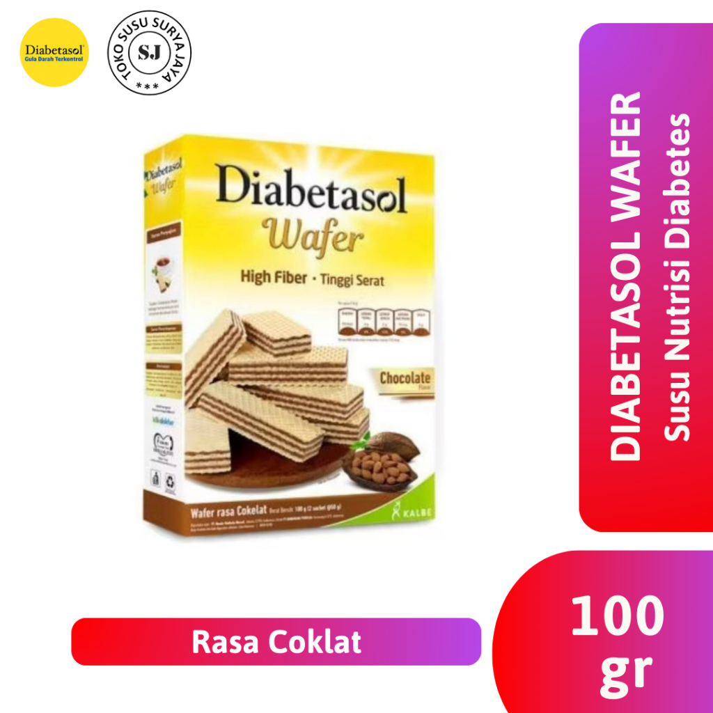 

Diabetasol Wafer Coklat 100 gr