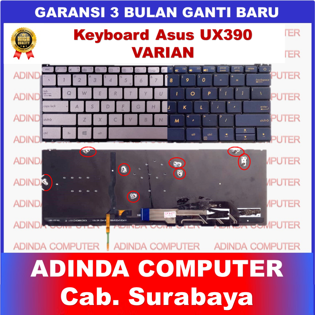 Keyboard Asus Zenbook 3 UX390 UX390u UX390CA UX390