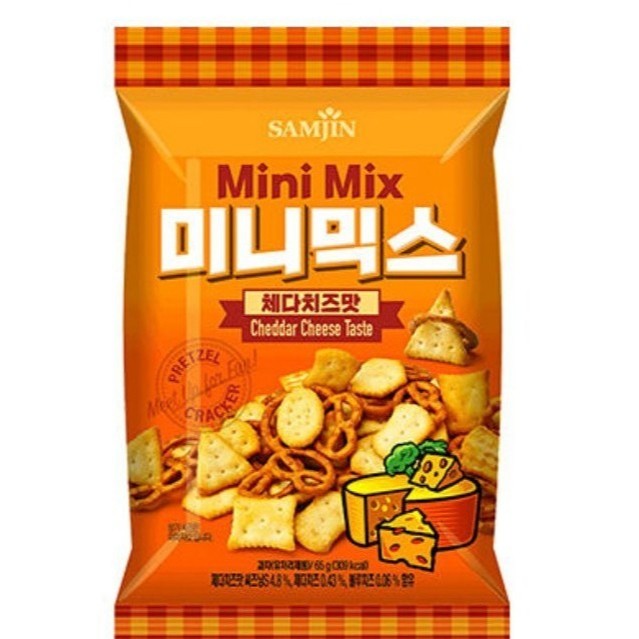

SAMJIN PRETZEL MINI MIX CHEDDAR CHEESE 65 G