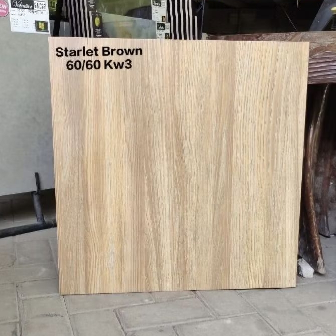 Keramik Lantai Cutting 60x60 Starlet Brown