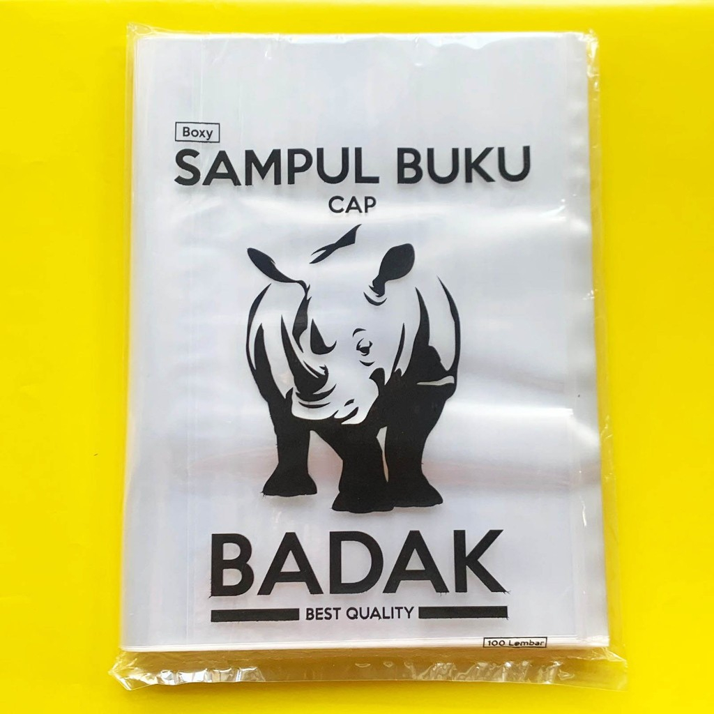 

Sampul Plastik Buku Big Boss / Boxy CAP BADAK PER PAK isi 100 LEMBAR
