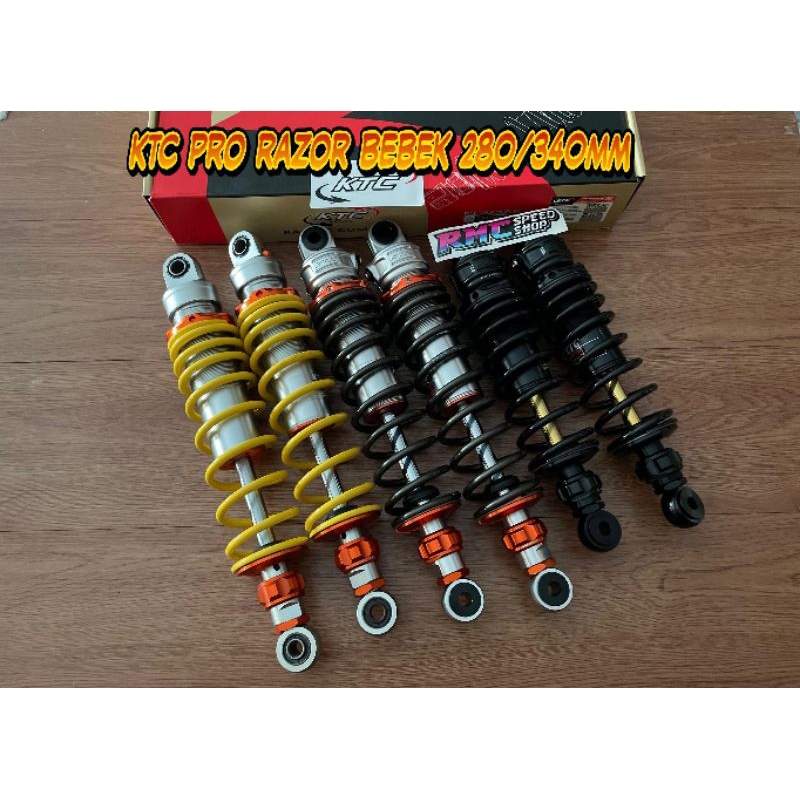 Shock Ktc Pro Razor bebek ukuran 280mm 340mm / Shock Ktc non tabung Pro Razor ukuran 280mm / 340mm o