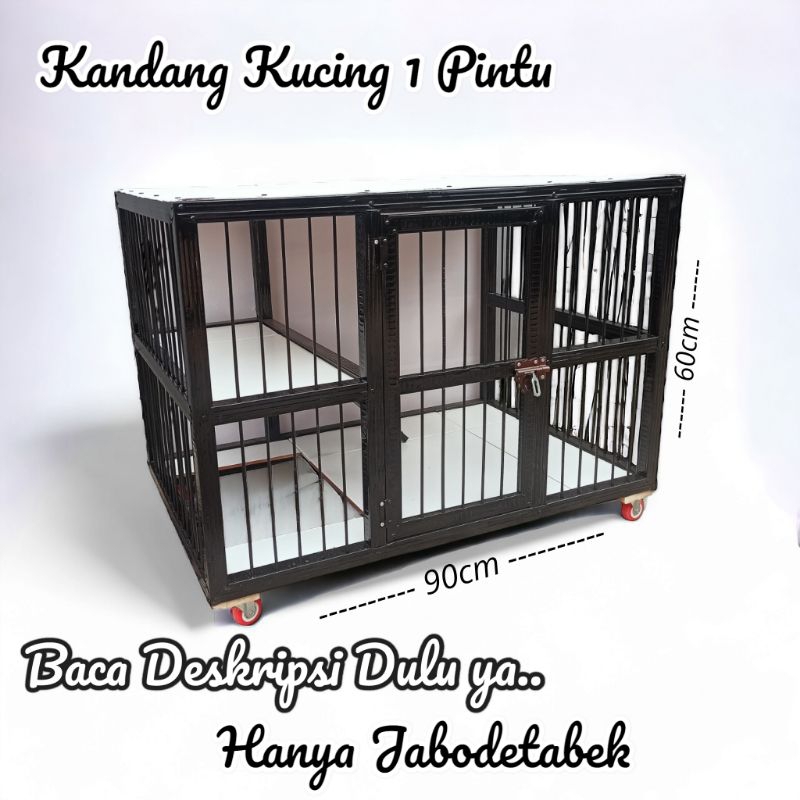 Khusus JABODETABEK - Kandang Kucing - Kandang Musang - Kandang Besi Holo Murah Jakarta