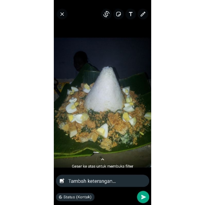 

tumpeng putih