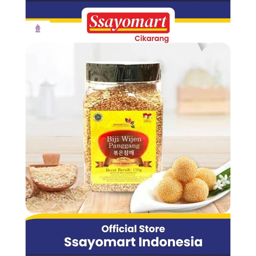 

Biji Wijen Panggang / Sesame Seeds Roasted 170g