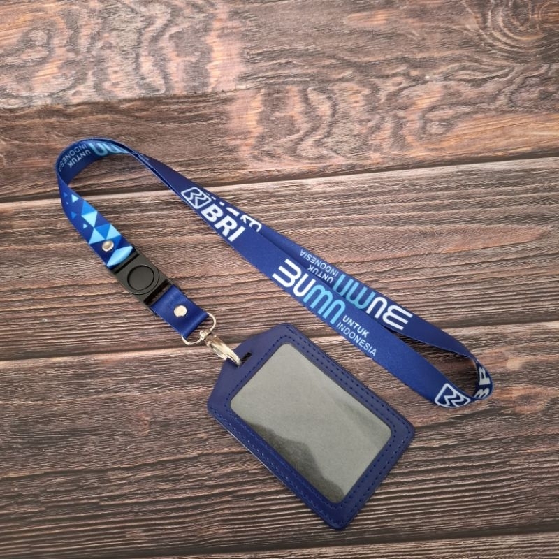 

Tali ID Card BUMN BANK BRI / Tali Lanyard Bisa Satuan