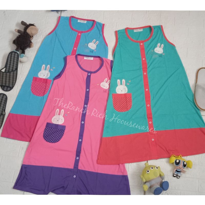 Daster Anne Claire Full Kancing size Standar