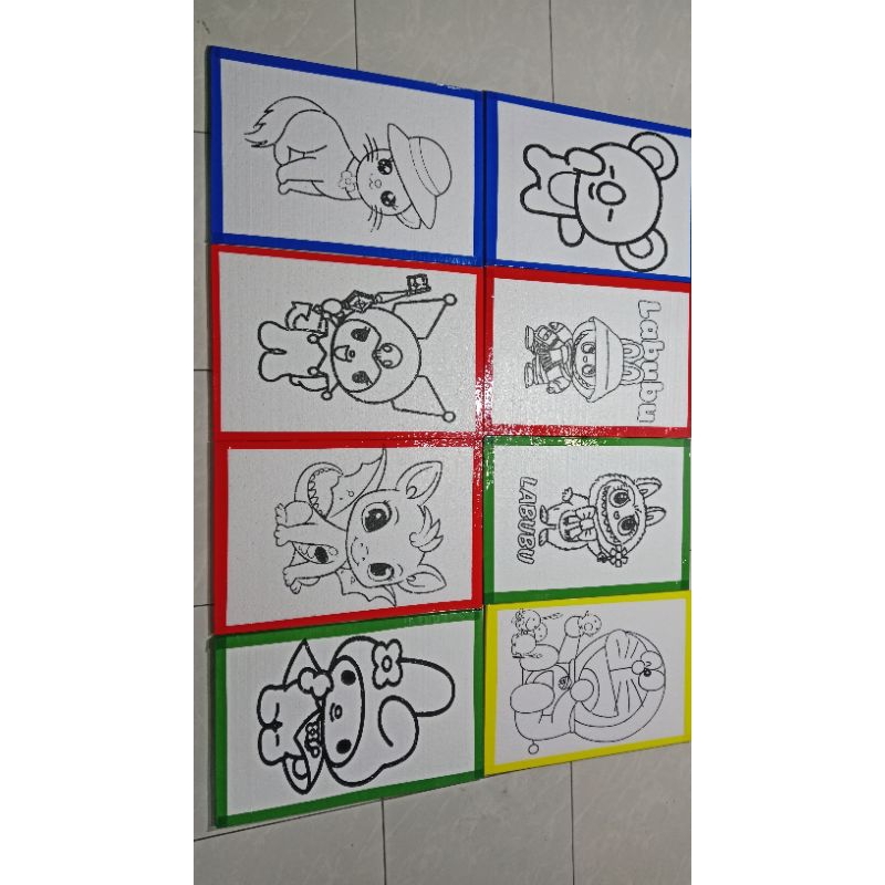 

styrofoam lukis 33x50 isi 50 pcs