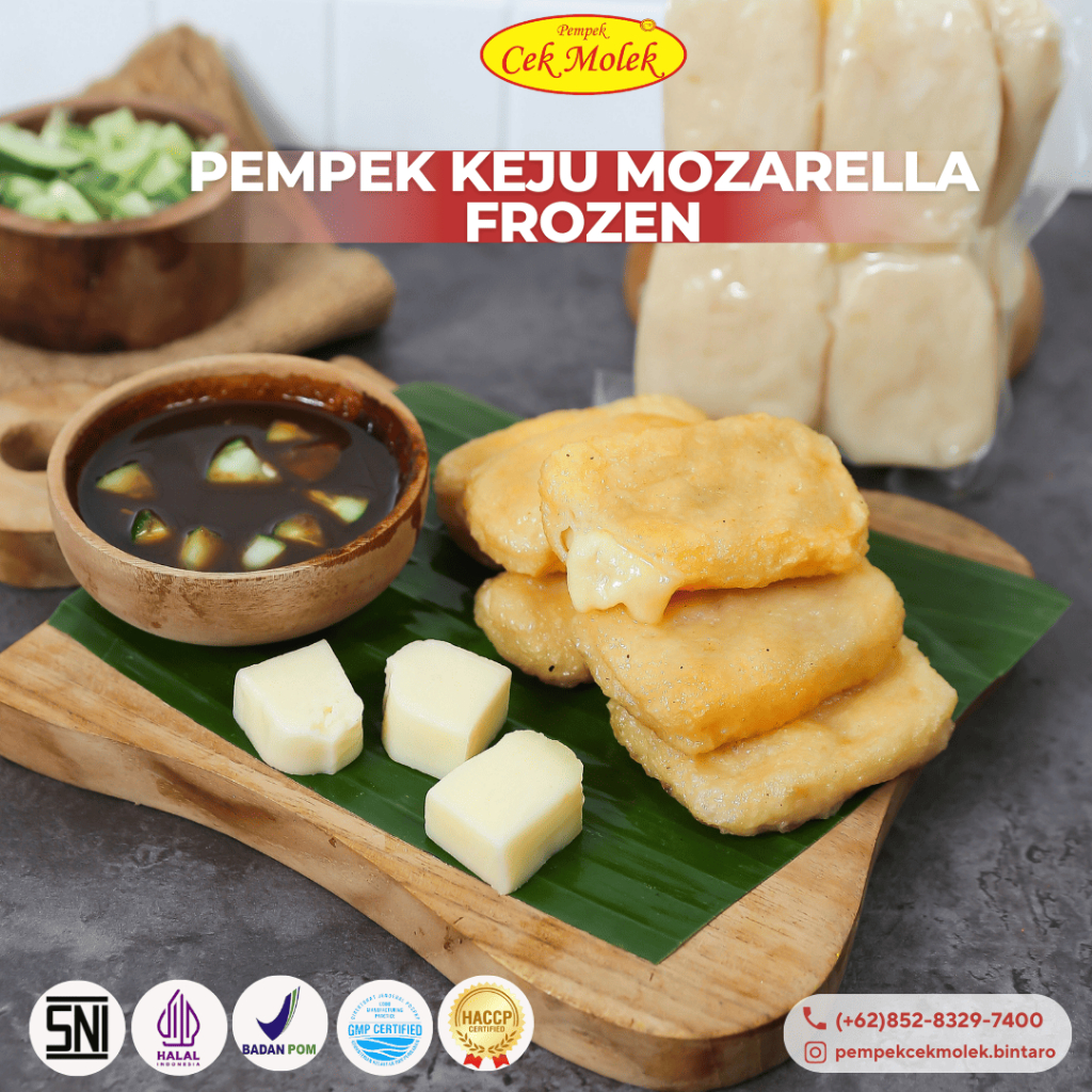 

Pempek Cek Molek Mozarella Frozen