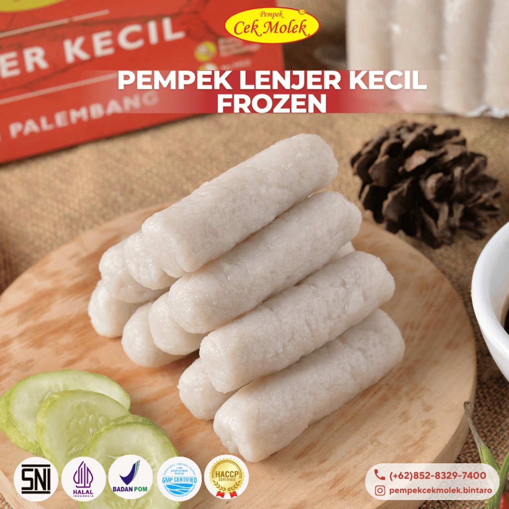 

Pempek Cek Molek Lenjer Kecil Frozen