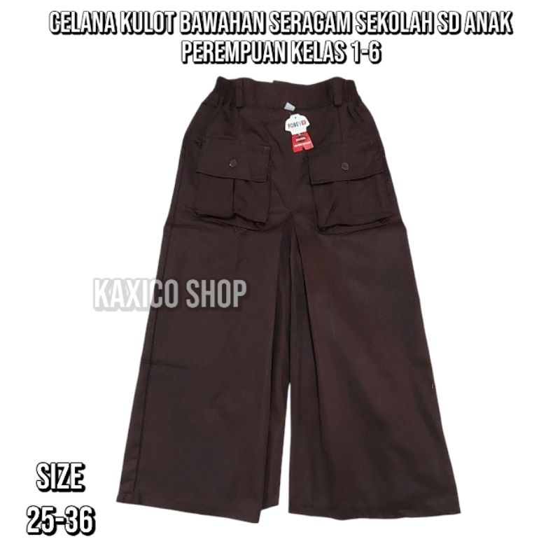 rok celana kulot pramuka panjang anak perempuan sekolah SD