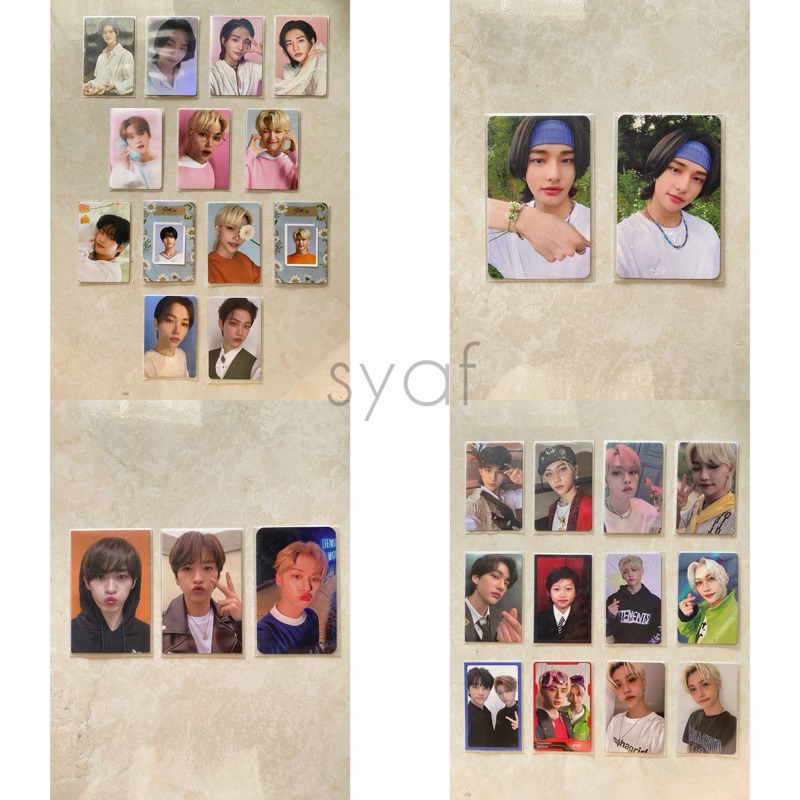 photocard/pc stray kids skz official | lee know hyunjin felix