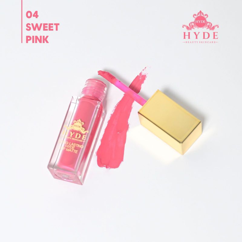 LIP MATTE LIPSTIK NO 04 SWEET PINK BY HYDE BEAUTY SKINCARE