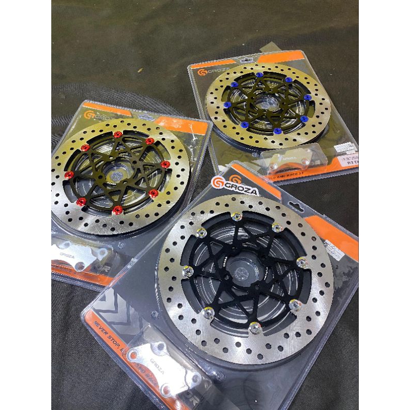 DISK BRAKE PIRINGAN CAKRAM DEPAN GROZA FLOATING 300MM BAUT 4