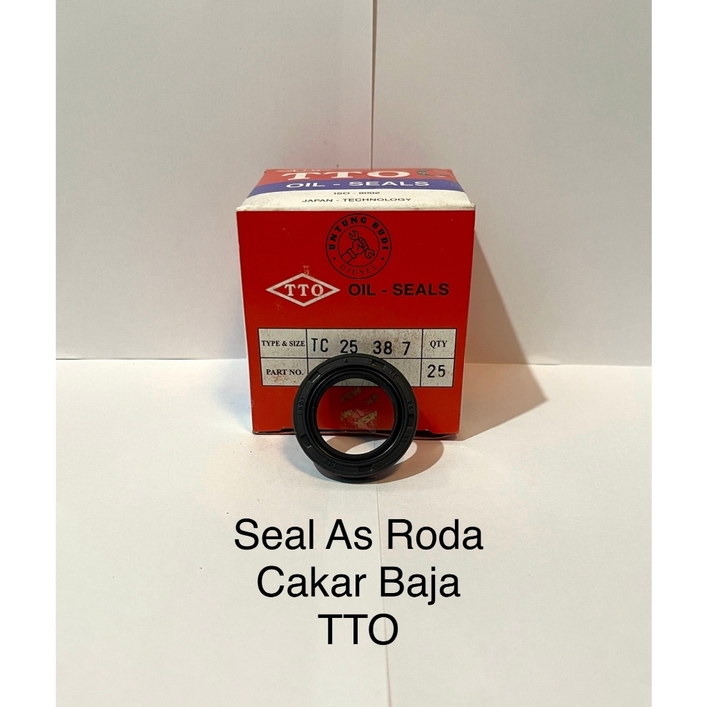 Oil Seal 25 38 7 TTO Karet Sil Oli As Roda Cultivator Quick Cakar Baja Rotary