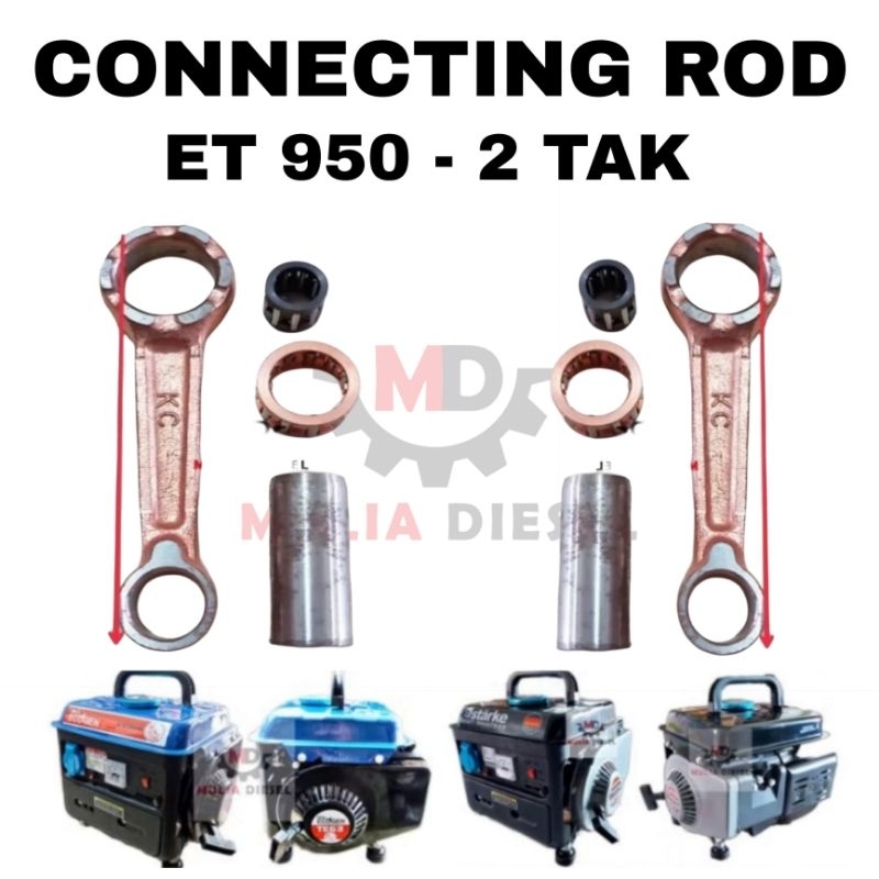 Conrod Stang Piston Seher Canting Connecting Rod Mesin Genset 2 TAK ET950