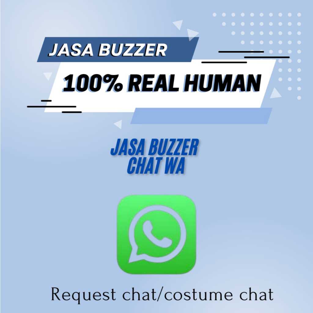 jasa buzzer chat wa