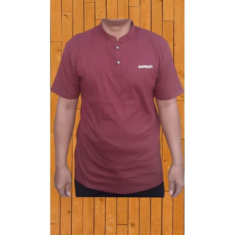 kaos distro kerah koko kerah Shanghai kaos polo pria