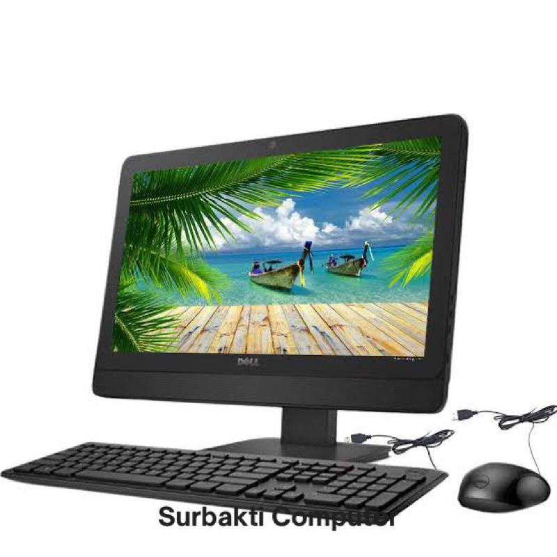 AIO PC ALL IN ONE DELL OPTIPLEX 9030 I7 4790 RAM 8GB SSD 256GB MONITOR 24 INCH