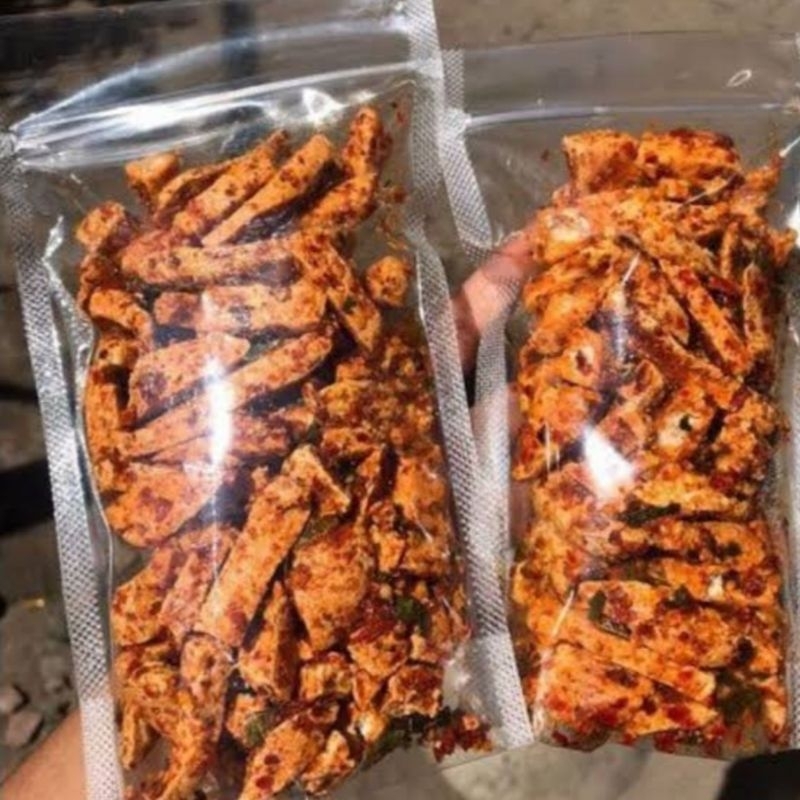 

GROSIR CEMILAN BASRENG PEDAS DAUN JERUK/BASRENG VIRAL KEMASAN 100 GRAM MURAH H