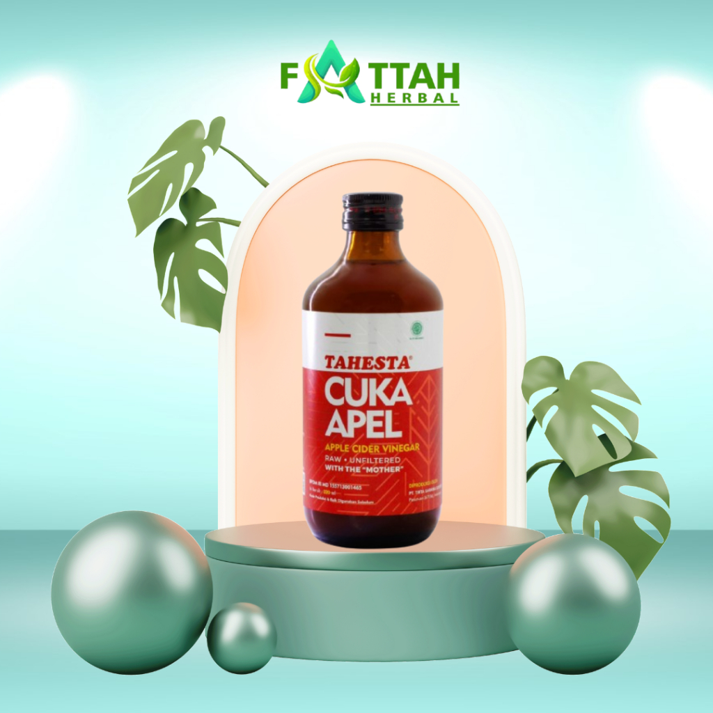 

Cuka Apel Tahesta Asli 100% Original 320ml