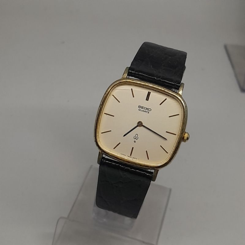 Jam tangan original Vintage rare seiko tank 7820 5050 quartz dual hands