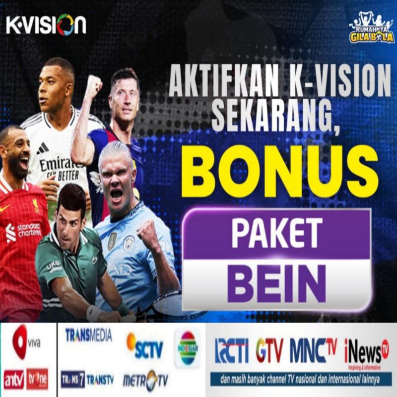 Paket K vision paket spotv Bein paket gibol