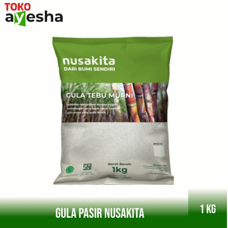 

Gula Pasir Kristal Nusakita 1 kg