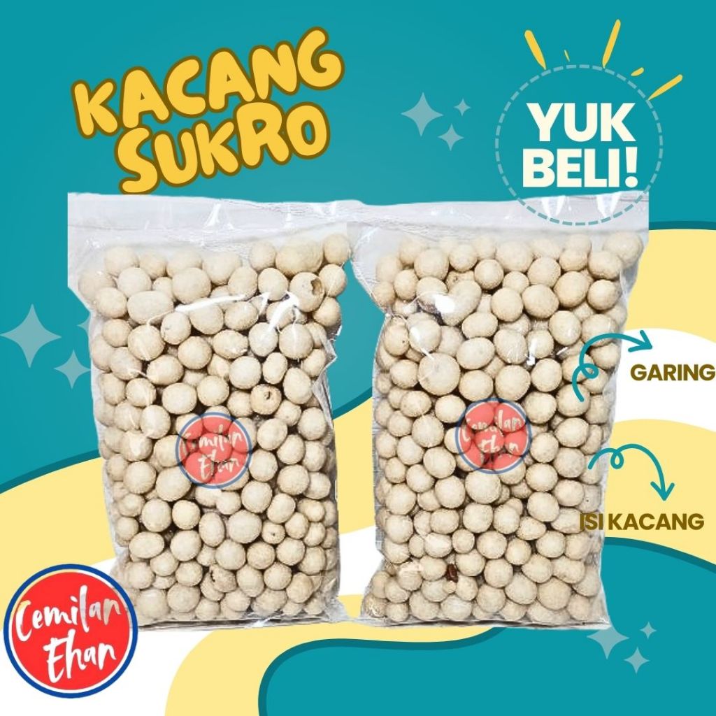

Kacang Sukro 250 gr Kacang Sukro Kiloan Asin Gurih Sukro Original