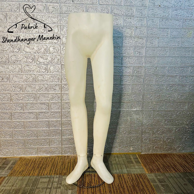 Manekin Kaki Pria Bening | Manekin Kaki Cowok Plastik | Patung Celana Cowo | Manekin Kaki Pria Dewas