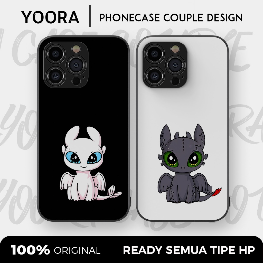 [HT09] Custom Case Couple How To Train Your Dragon Premium Bisa Untuk Semua Tipe Hp