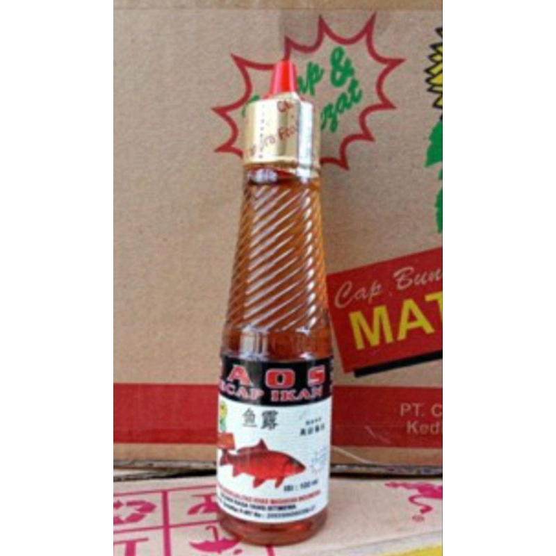 

minyak ikan/kecap ikan cap bunga matahari 100 ml