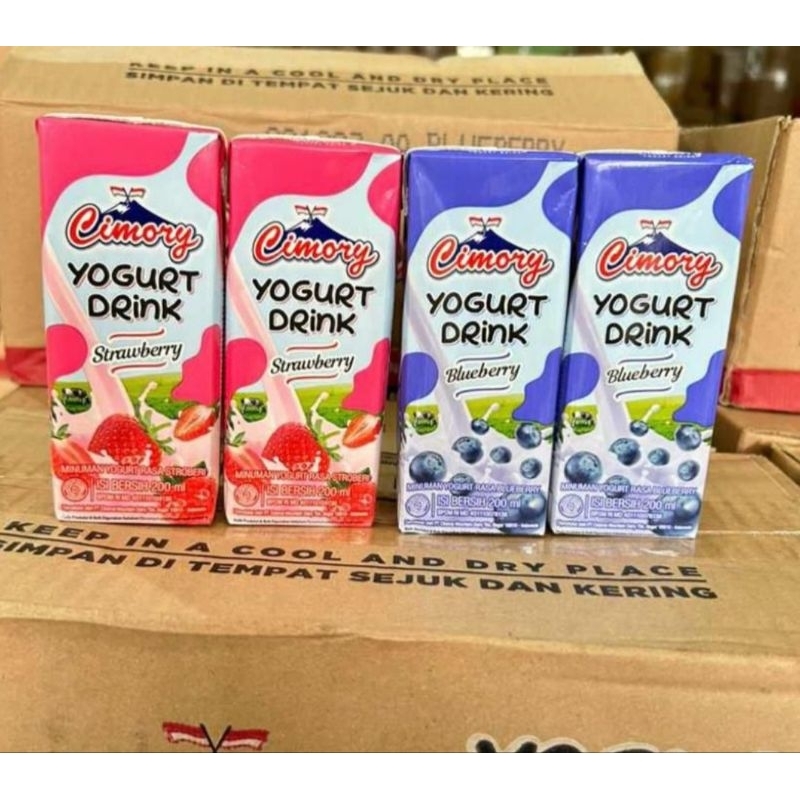 

Cimory Yoghurt Drink Blueberry & Strawberry 200ML x 3pcs & 125 ml x 4pcs