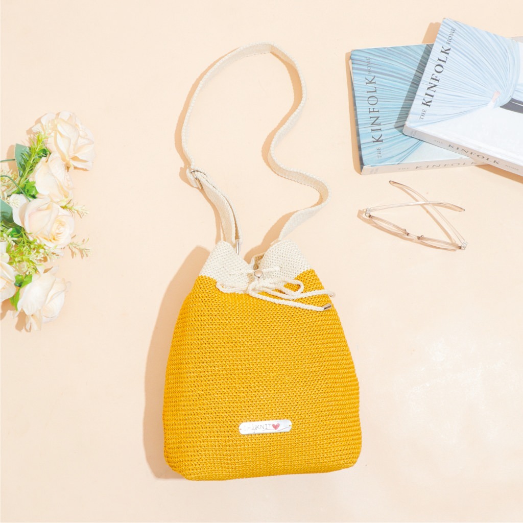 infiknitlove - OPAL Tas Selempang Rajut Wanita / Tas Rajut Premium