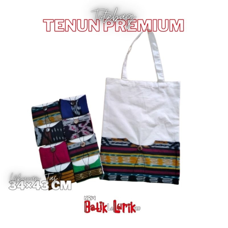Tas Belanja Lipat Tote bag Tenun Souvenir Etnik Terbaru