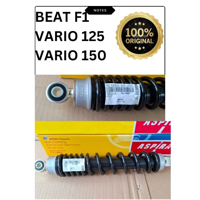 shock breaker motor vario 125 shok motor vario 150 sok breker motor beat f1 shok belakang motor meti