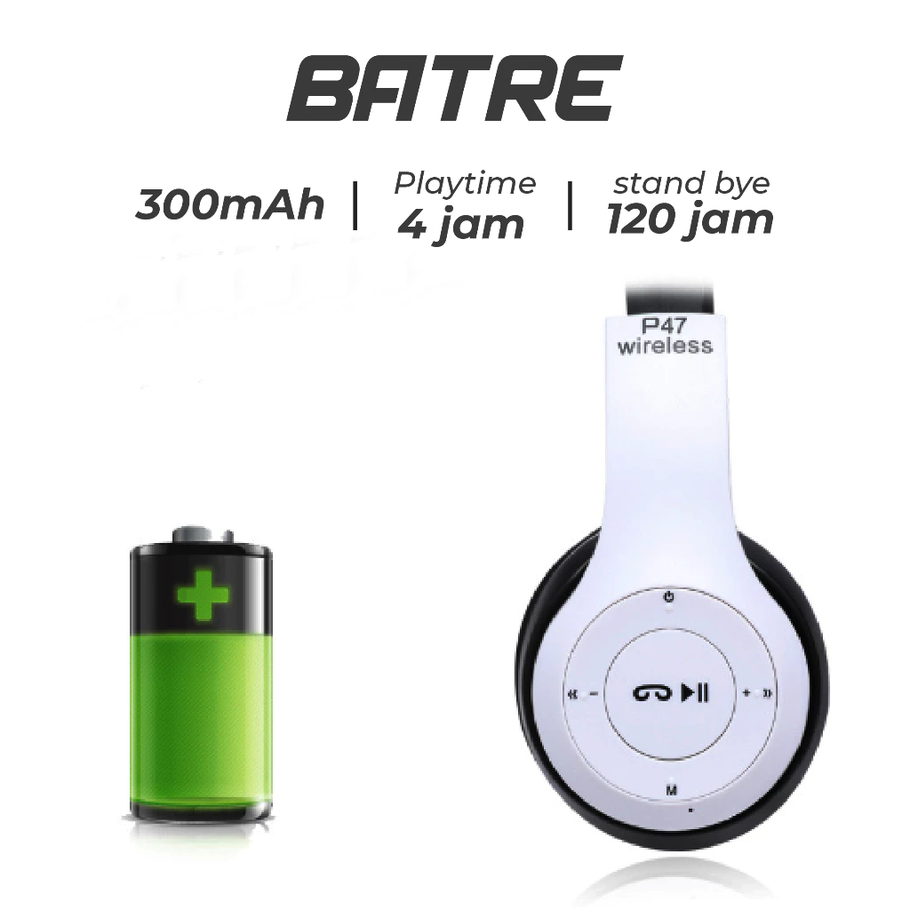 terbaru p47 headseat bluetooth wireless/headphones bluetooth p47 headset gaming