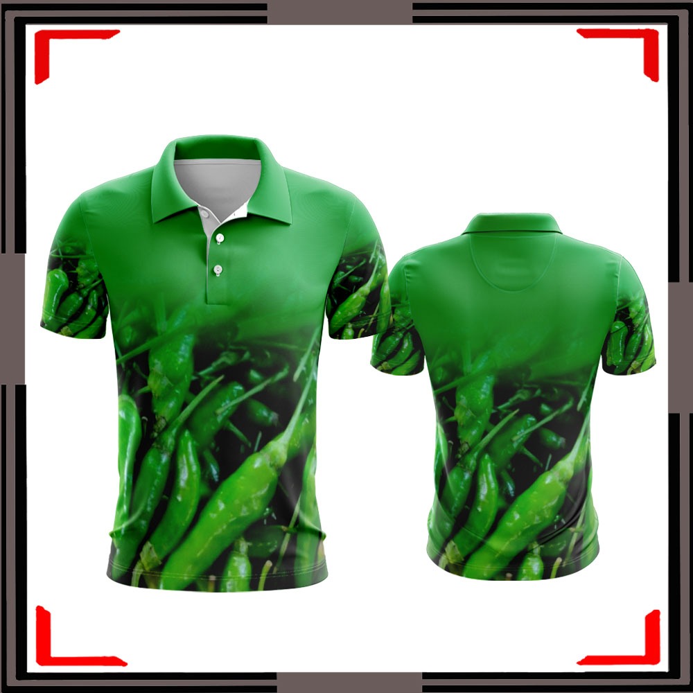 CABE RAWIT KAOS BAJU JERSEY PRIA BERKERAH PRINTING KEREN TERBARU