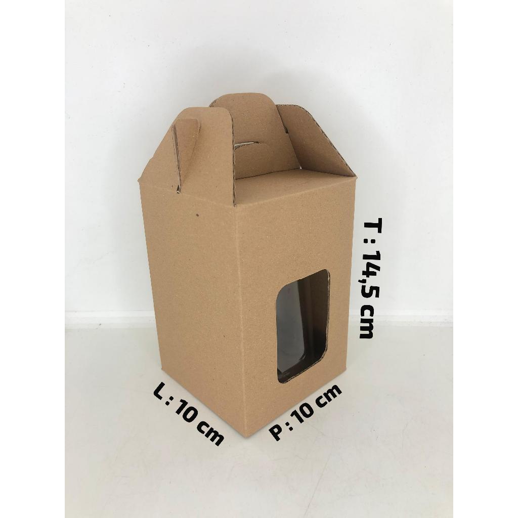 

5 PCS GABLE BOX MIKA 10X10X14,5 E FLUTE (T.TABUNG 800X1)