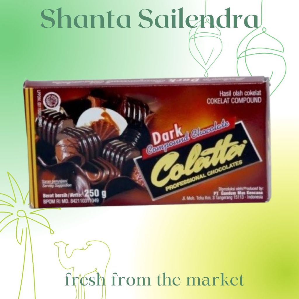 

DARK COMPOUND CHOCOLATE 250 GR