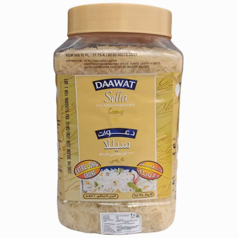 

Basmati Rice Daawat Creamy Sella / Beras Basmati India Premmium