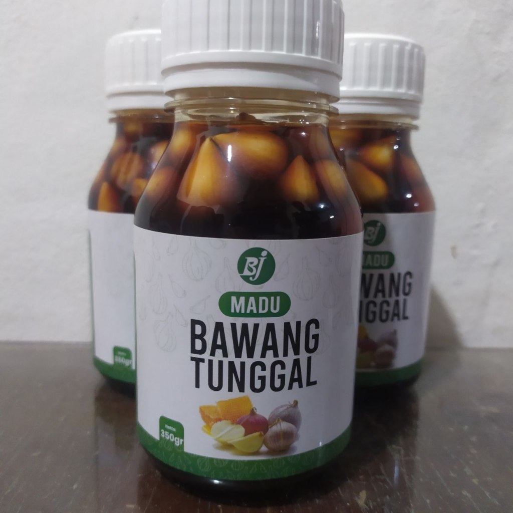 

Madu Bawang Lanang BJ 350gr / Madu Bawang Tunggal / Madu Bawang Putih Tunggal Original Organik Premium Quality Suplemen Stamina Pria