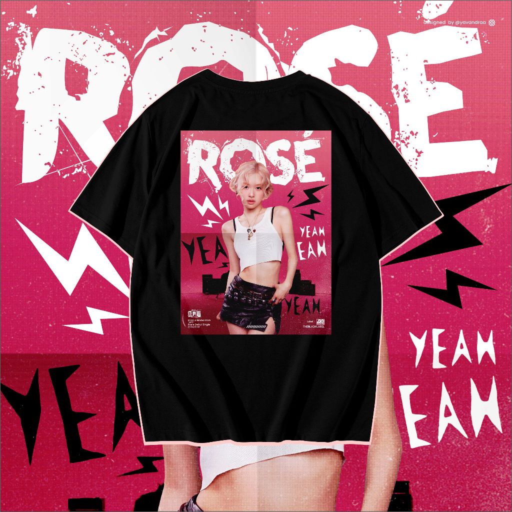 KAOS BRAND ROSE/KAOS BRAND BRUNO MARS/KAOS BRAND APT/KAOS BRAND BLACK PINK/KAOS BRAND ROSIE/KAOS MUR