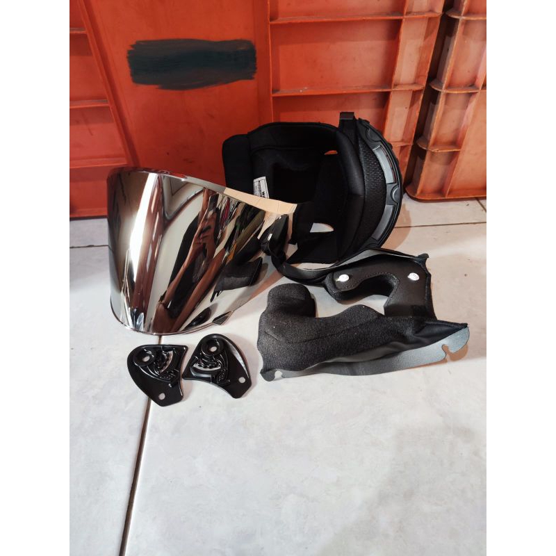 Paket Kaca Helm KYT Kyoto + Busa Daleman KYT Kyoto L M