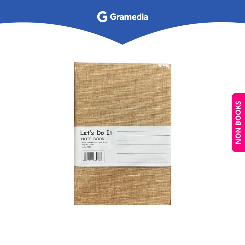 

Gramedia Depok - DAIRIN NOTEBOOK LETS DO IT 1909 GOLD