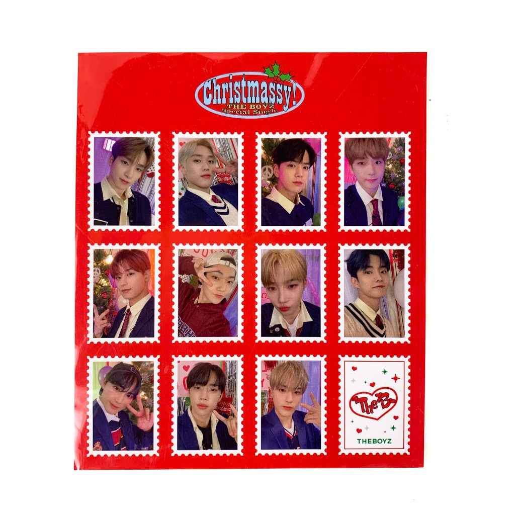 [sharing] THE BOYZ - Christmassy Stamp Sticker Set