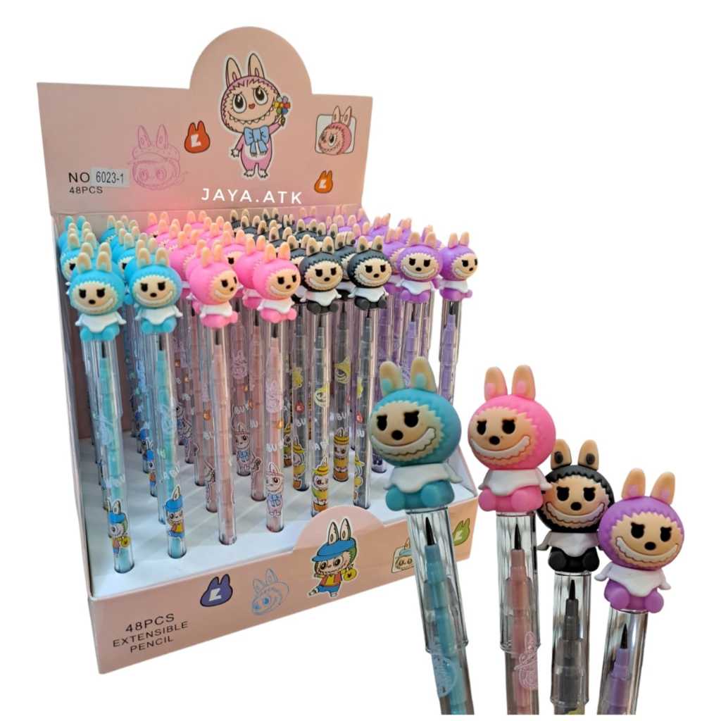 

PENSIL SAMBUNG SUSUN BENSIA LANTU LABUBU CAPYBARA LUCU KARAKTER ANAK VIRAL